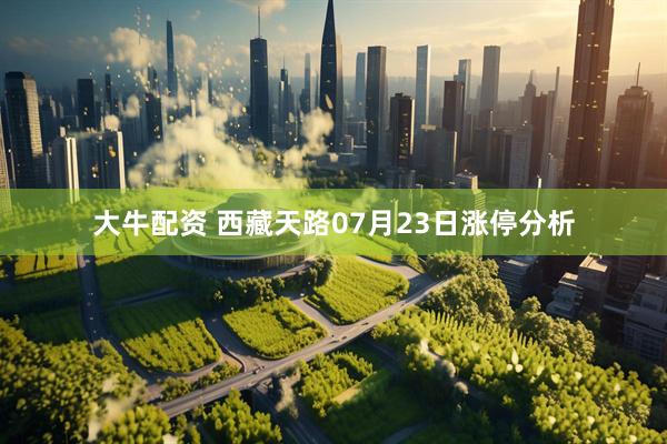 大牛配资 西藏天路07月23日涨停分析